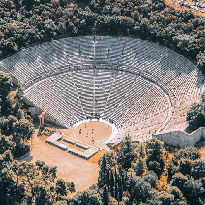 The ancient theatre of Epidaurus 7