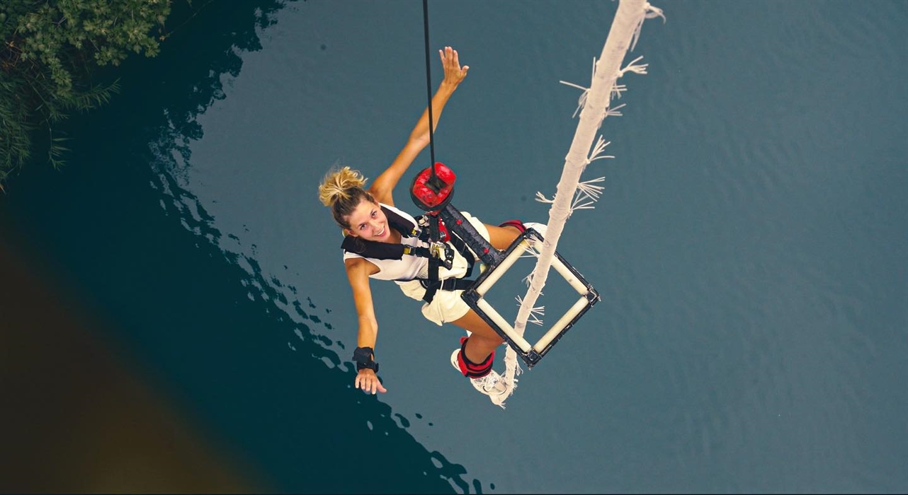 Experience one of the world’s top spots for bungee jumping at Corinth Canal 1